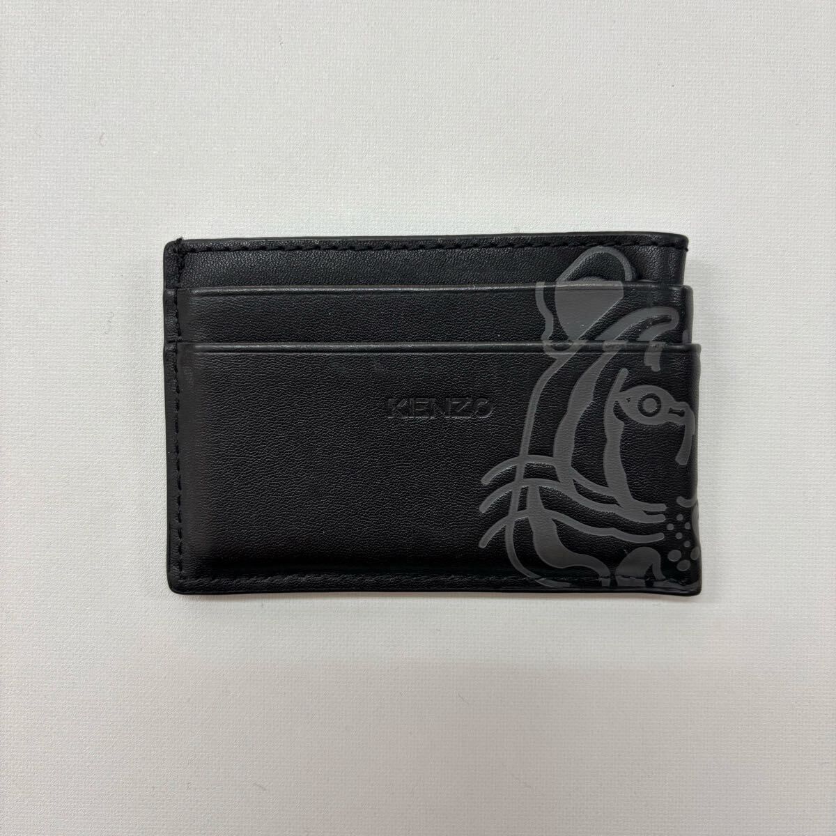 22ss 2022 KENZO ケンゾー タイガー カード ケース BLACK ブラック 802