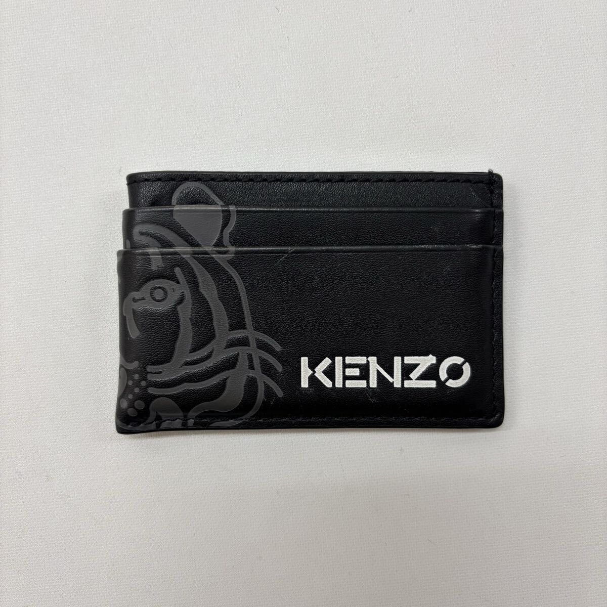 22ss 2022 KENZO ケンゾー タイガー カード ケース BLACK ブラック 802