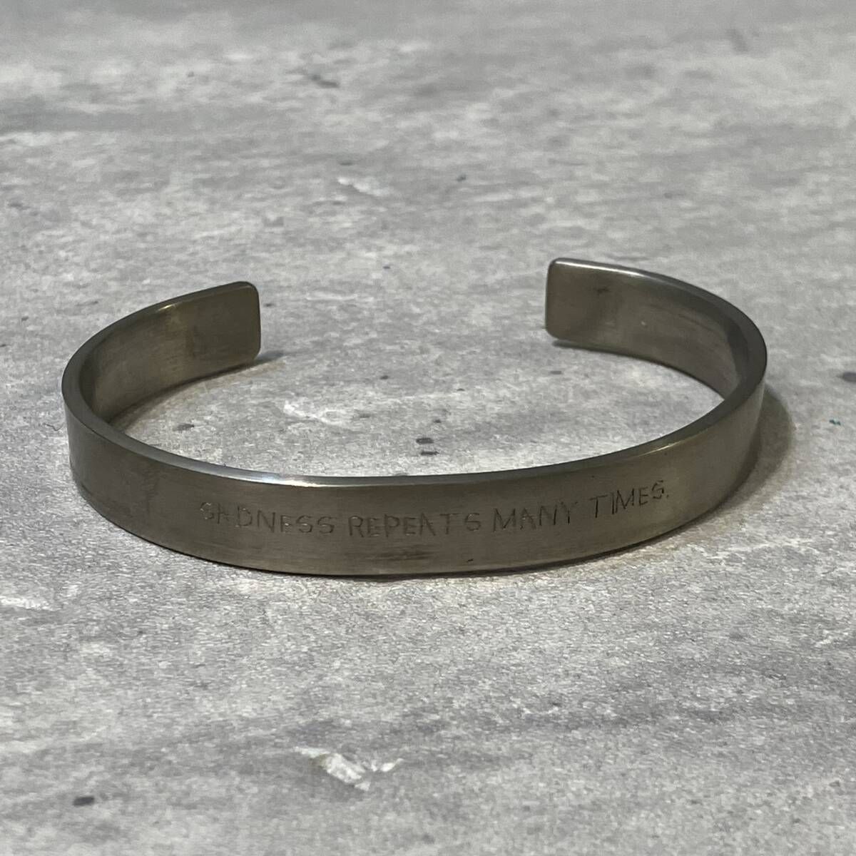 archive NUMBER (N)INE チタンメッセージバングル ナンバーナイン