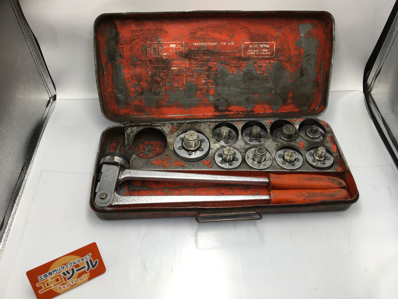 【中古品】RIDGID/リジッド モデルK RIDGID リジッド チューブエキスパンダーセット [IT_BQT88][知立][M04]