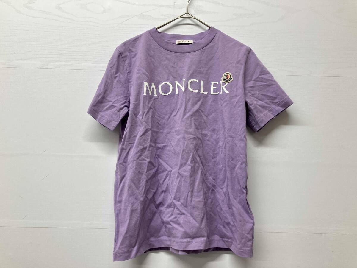 MONCLER モンクレール キッズ 半袖Tシャツ ロゴT サイズ10A 140cm 綿