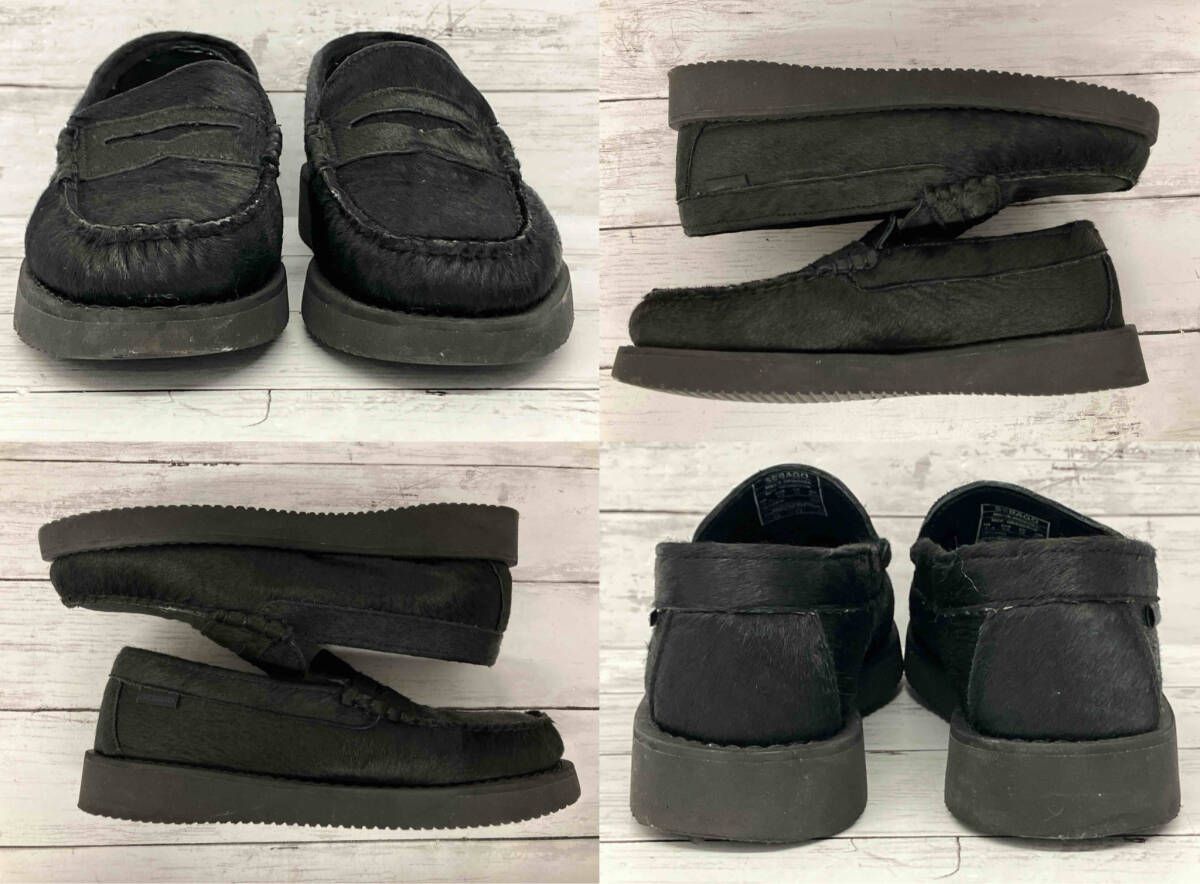 Engineered Garments × SEBAGO／ローファー／ブラック／ハラコ