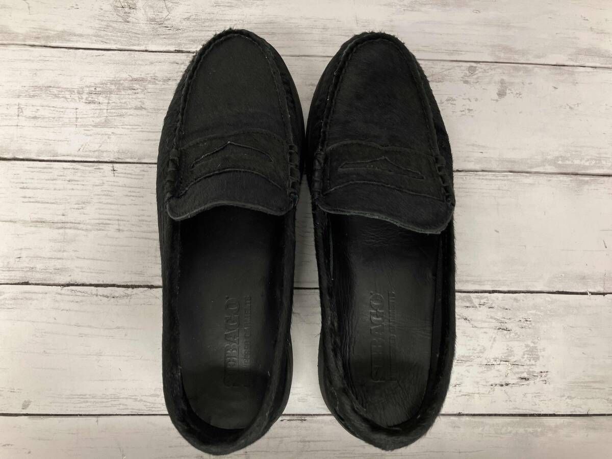 Engineered Garments × SEBAGO／ローファー／ブラック／ハラコ