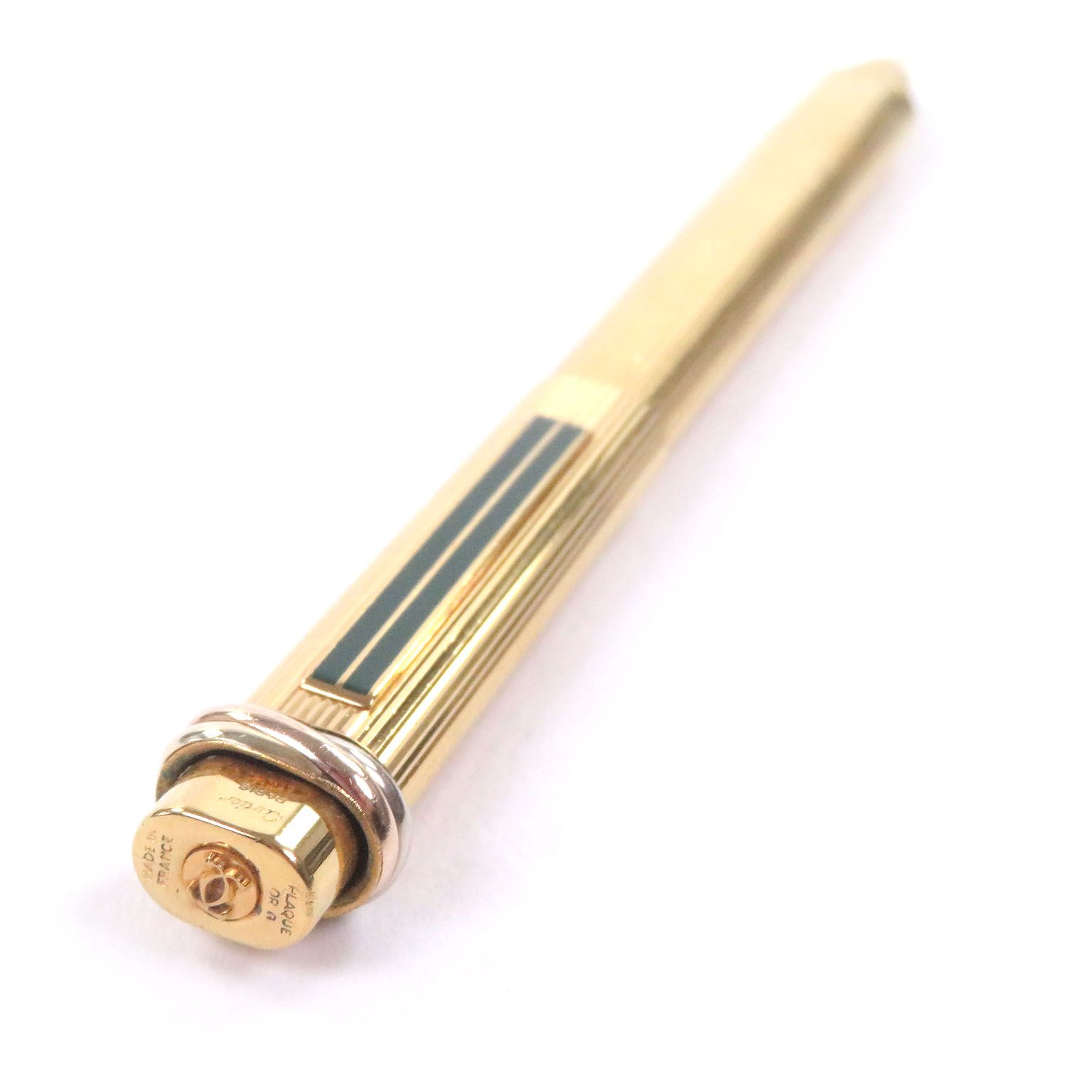 良品□Cartier カルティエ ヴィンテージ トリニティ ストライプ柄