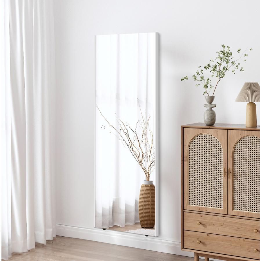 2639 割れない 壁掛け 鏡 フィルム ミラー ゴールド 全身 姿見 幅40cmx