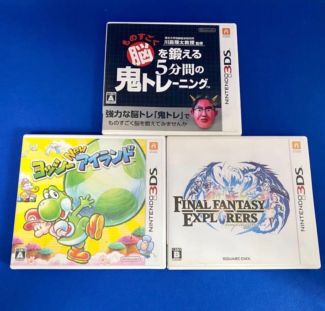 ニンテンドー/3DS ソフト まとめ売り 3本 動作未確認 - メルカリ