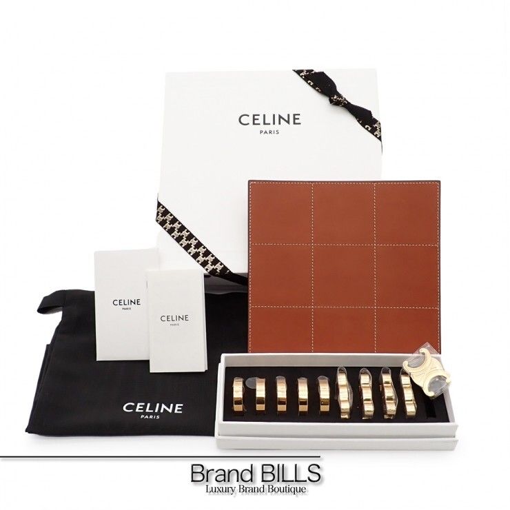 未使用品 CELINE セリーヌ TANTIC TAC TOE ティックタック トゥ ゲーム