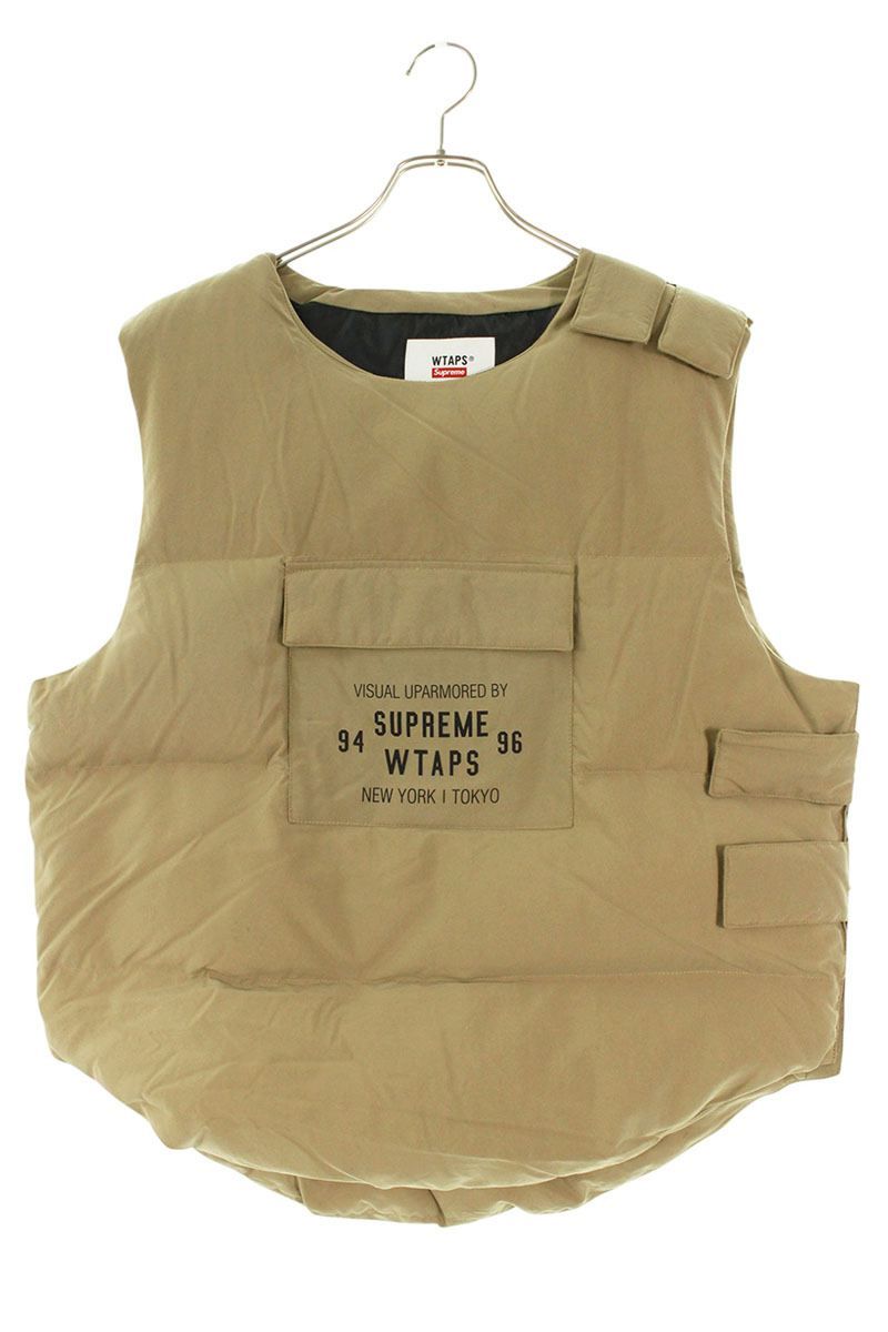 シュプリーム ×ダブルタップス WTAPS  21AW  Tactical Down Vest テクニカルダウンベスト メンズ S シュプリーム ×ダブルタップス WTAPS 21AW Tactical Down Vest