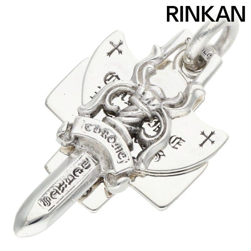 クロムハーツ 3TRINKETS OLD/スリートリンケッツ シルバーネックレス