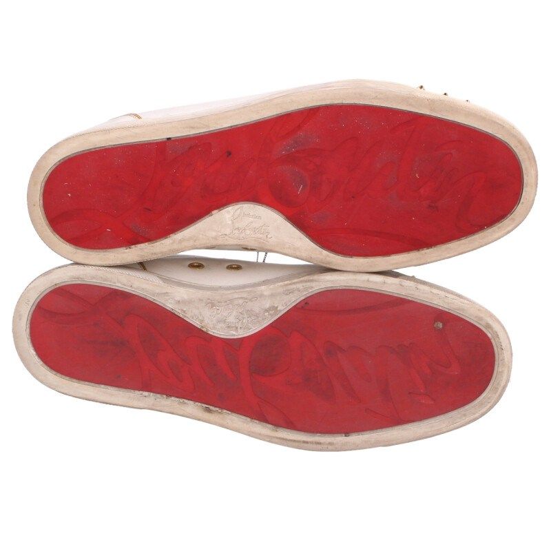 クリスチャンルブタン RUSH SPIKE スパイクスタッズレザーローカット