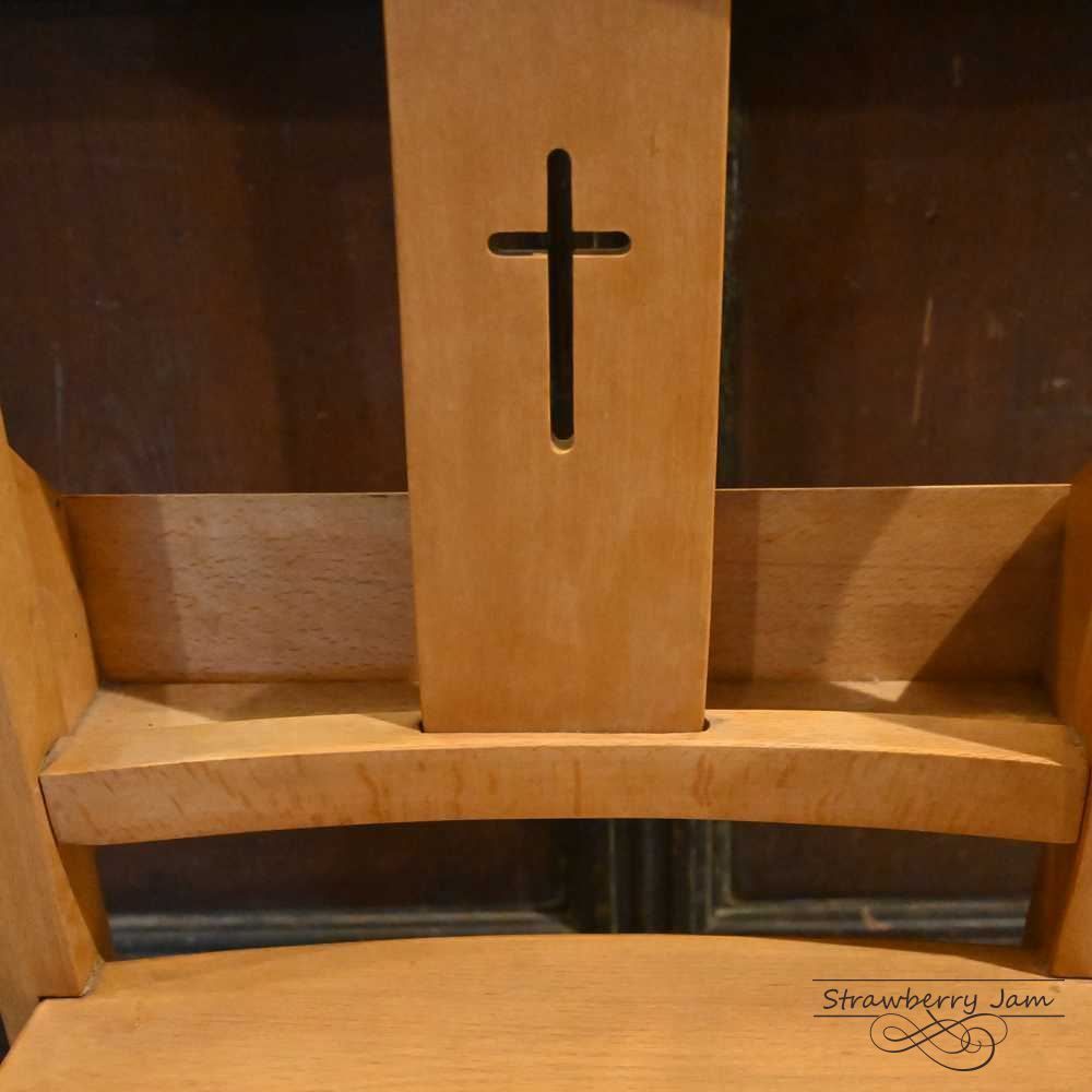 L3710-14-5 英国アンティーク チャーチチェア ヴィクトリアン