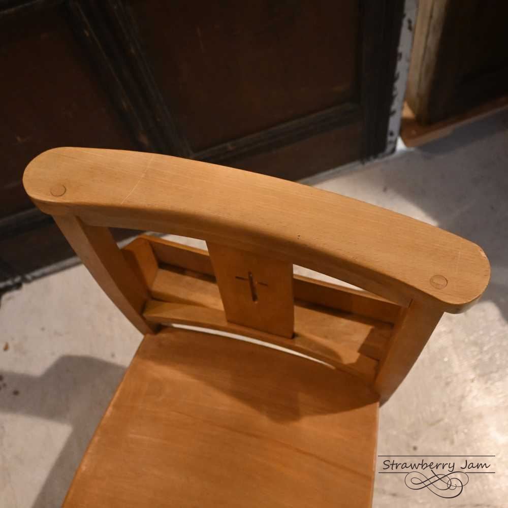 L3710-14-5 英国アンティーク チャーチチェア ヴィクトリアン