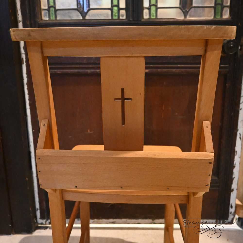 L3710-14-5 英国アンティーク チャーチチェア ヴィクトリアン