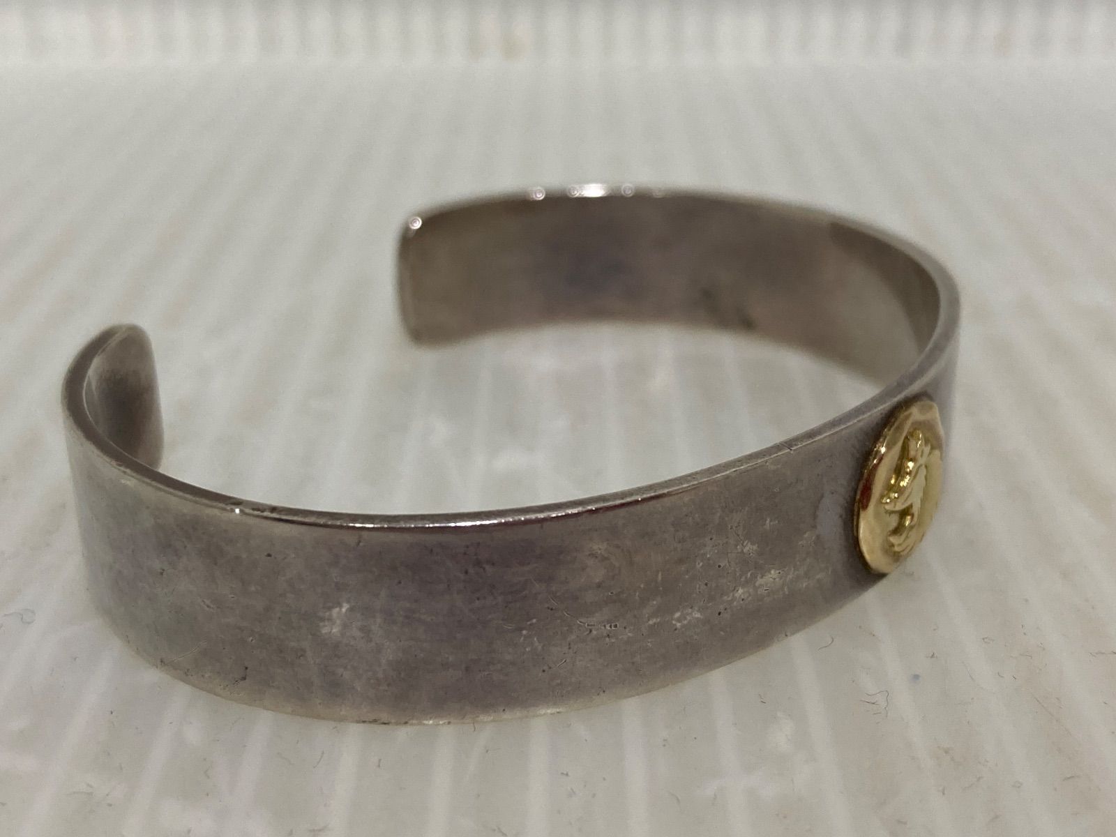 TADY&KING 平打ちバングル K18 SILVER ウルフ - メルカリ