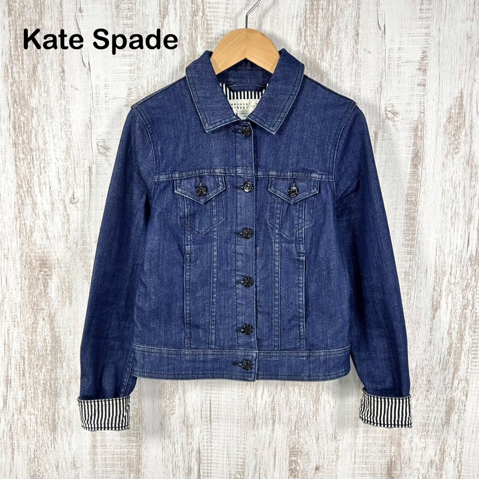 kate spade new york ケイトスペードニューヨーク ストライプ裏地 
