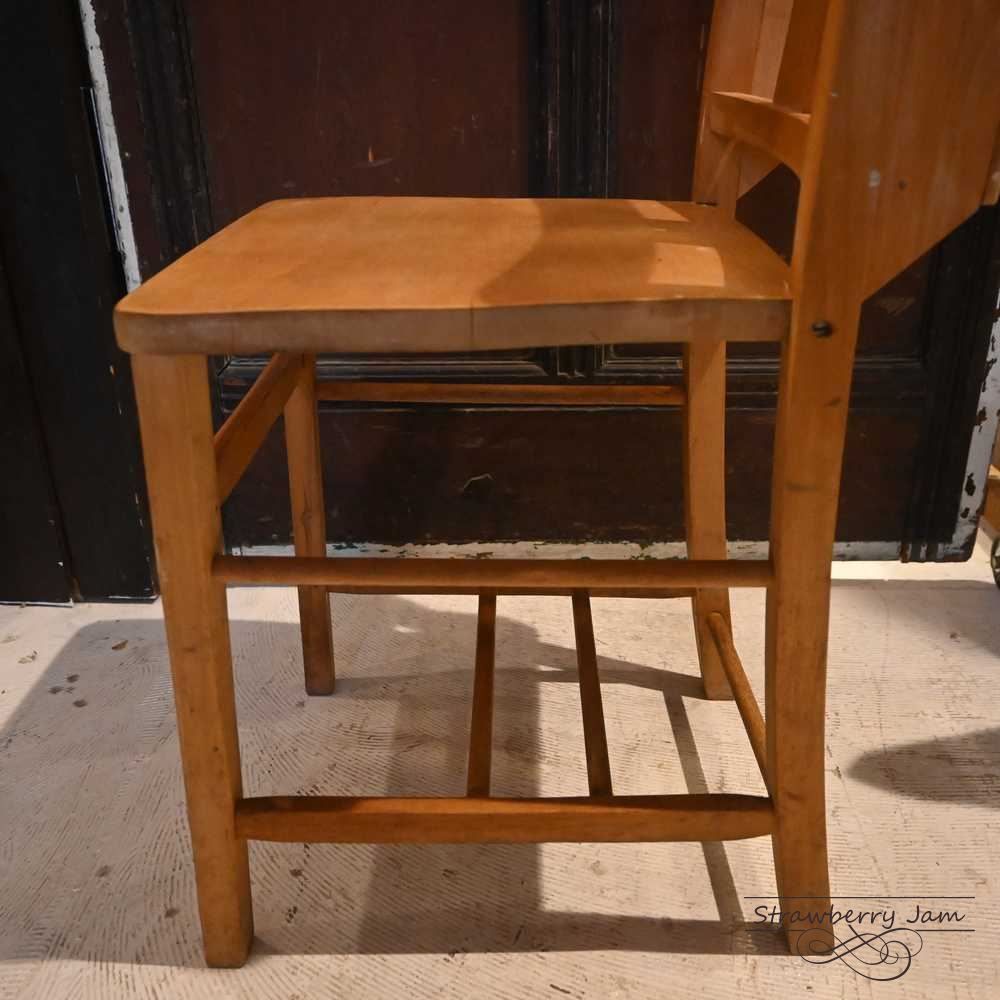 L3710-14-6 英国アンティーク チャーチチェア ヴィクトリアン