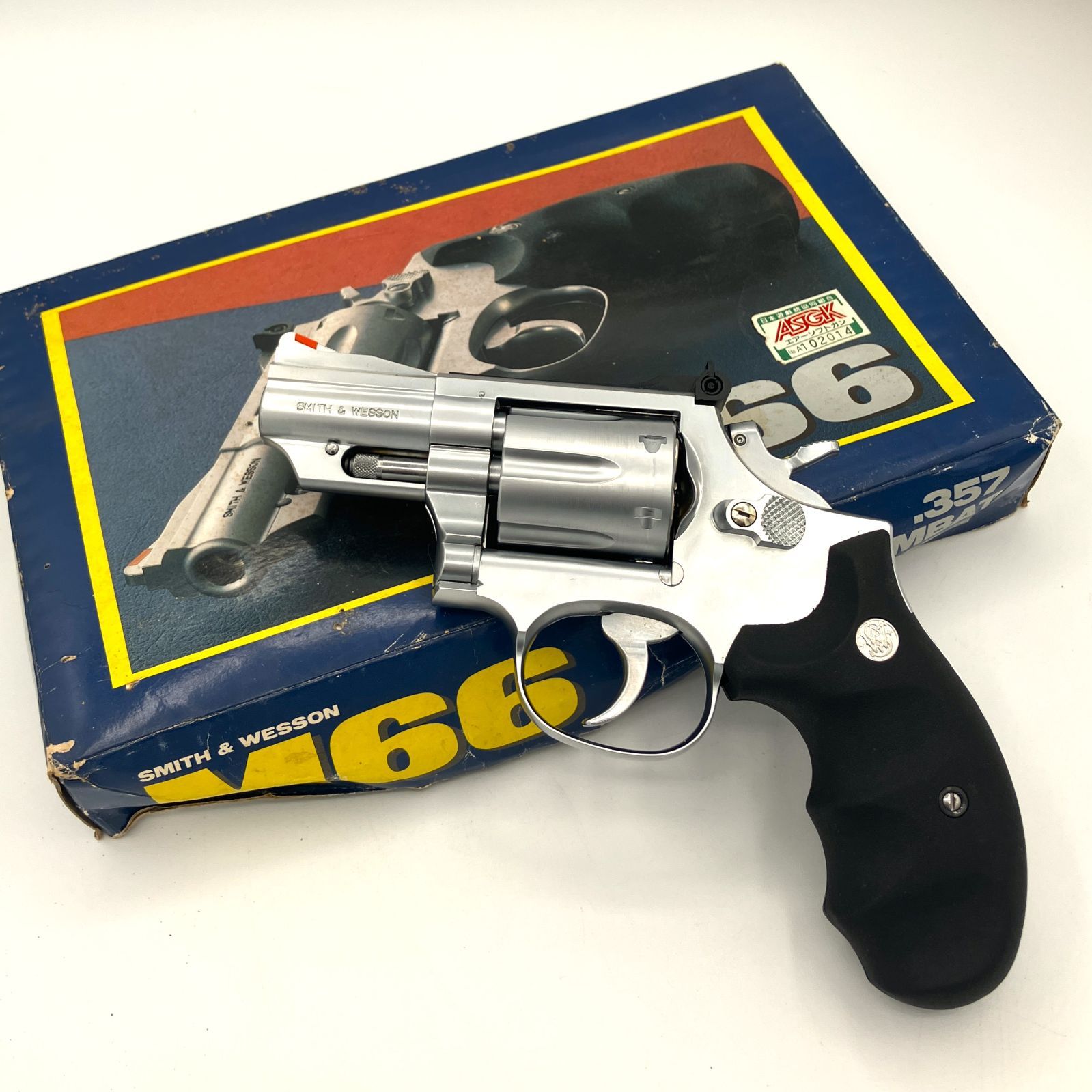 美品】ガスガン ガスリボルバー コクサイ S&W M66 357 CONBAT MAGNUM