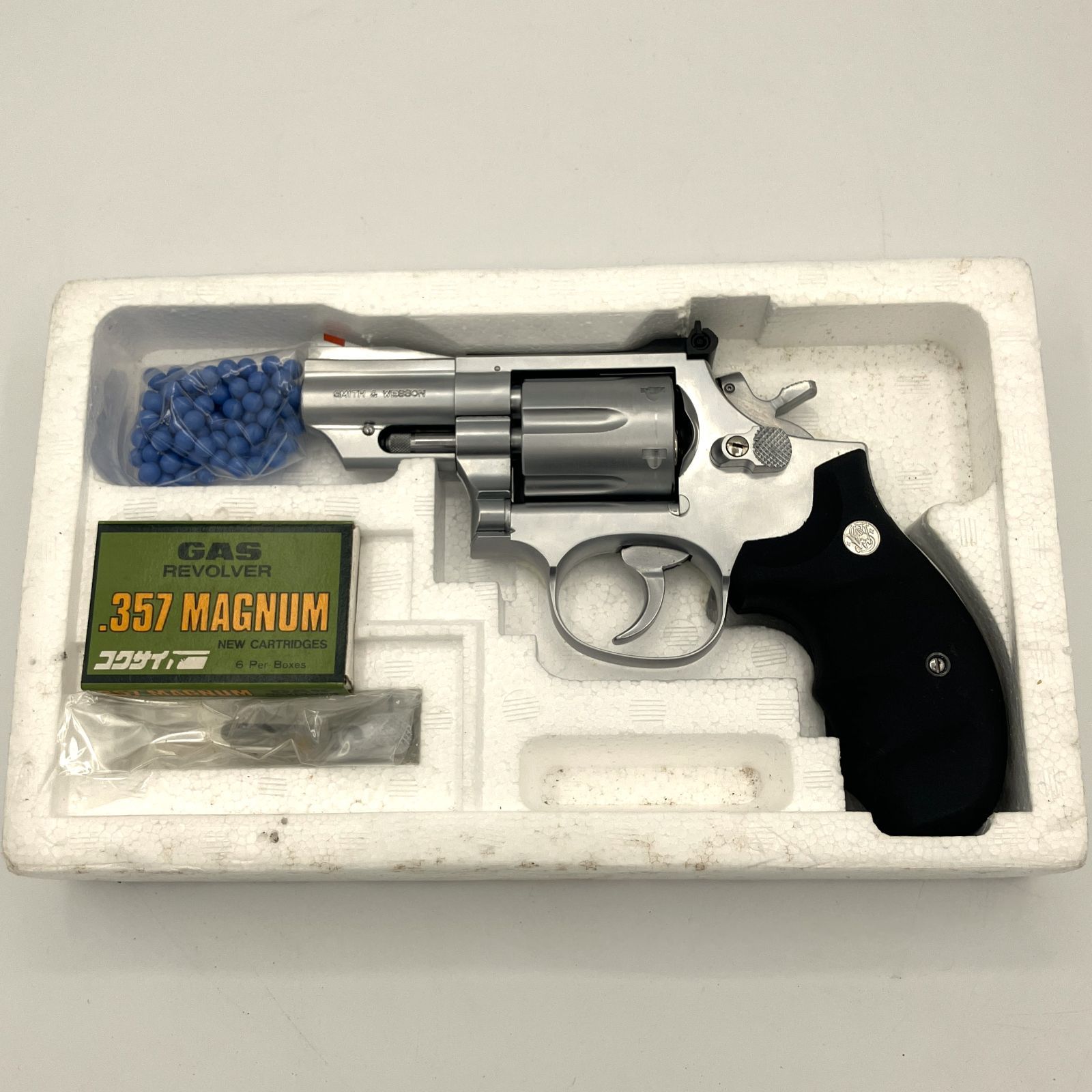 美品】ガスガン ガスリボルバー コクサイ S&W M66 357 CONBAT MAGNUM