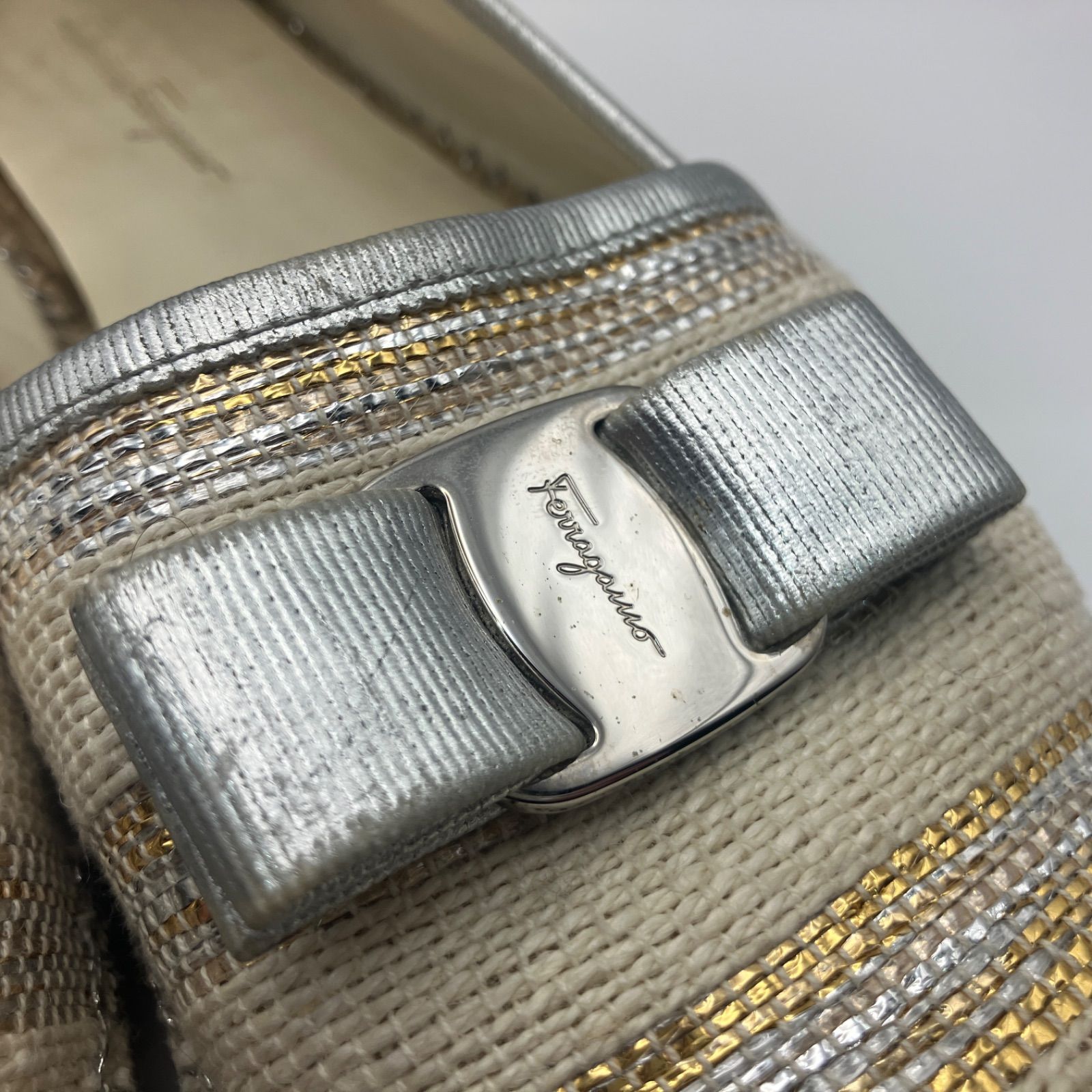 Salvatore Ferragamo フェラガモ エスパドリーユ 7M パンプス