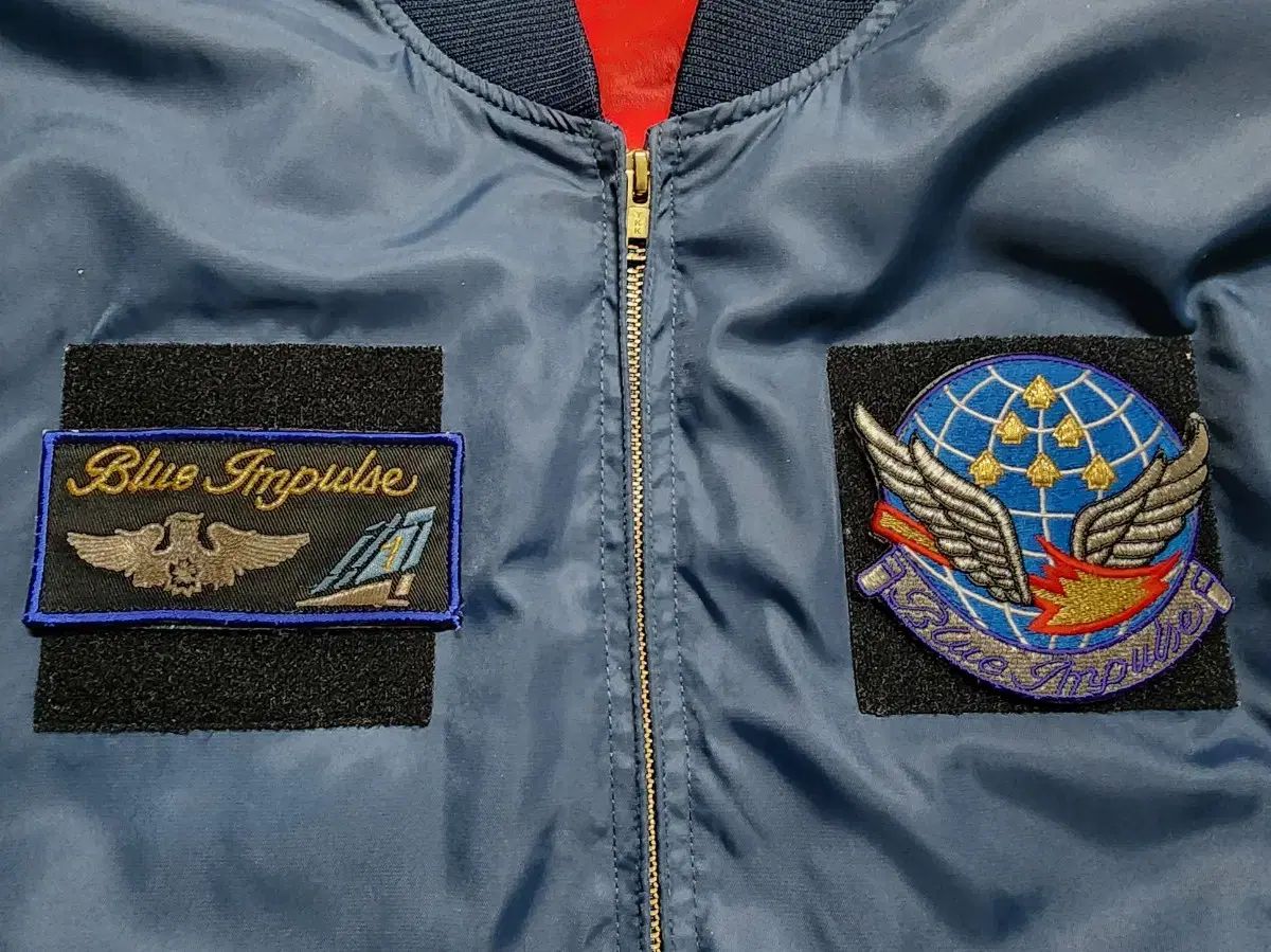 日本航空自衛隊 ブルーインパルス MA-1 フライト パイロットジャンパー 日本航空自衛隊 ブルーインパルス MA-1 フライト パイロットジャンパー