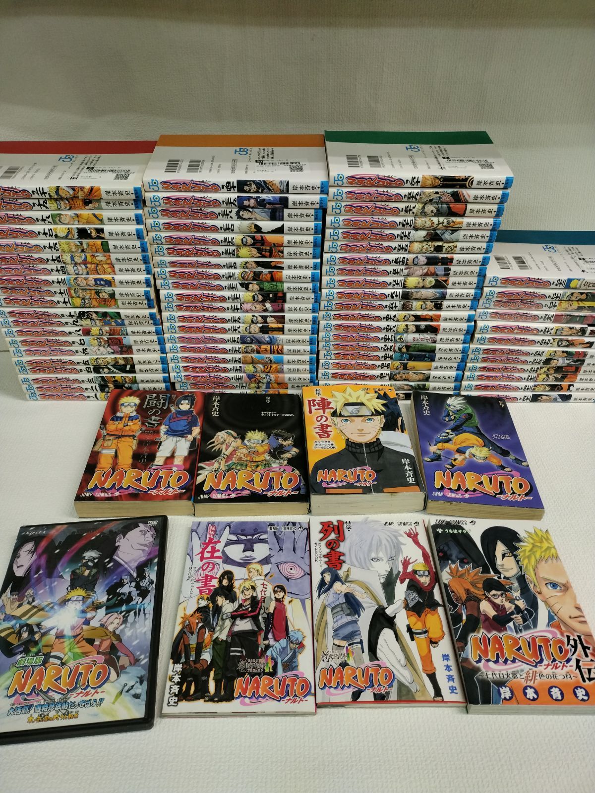 ☆【未開封2冊】NARUTO ナルト 1~72巻 コミック全巻セット＋関連本7冊