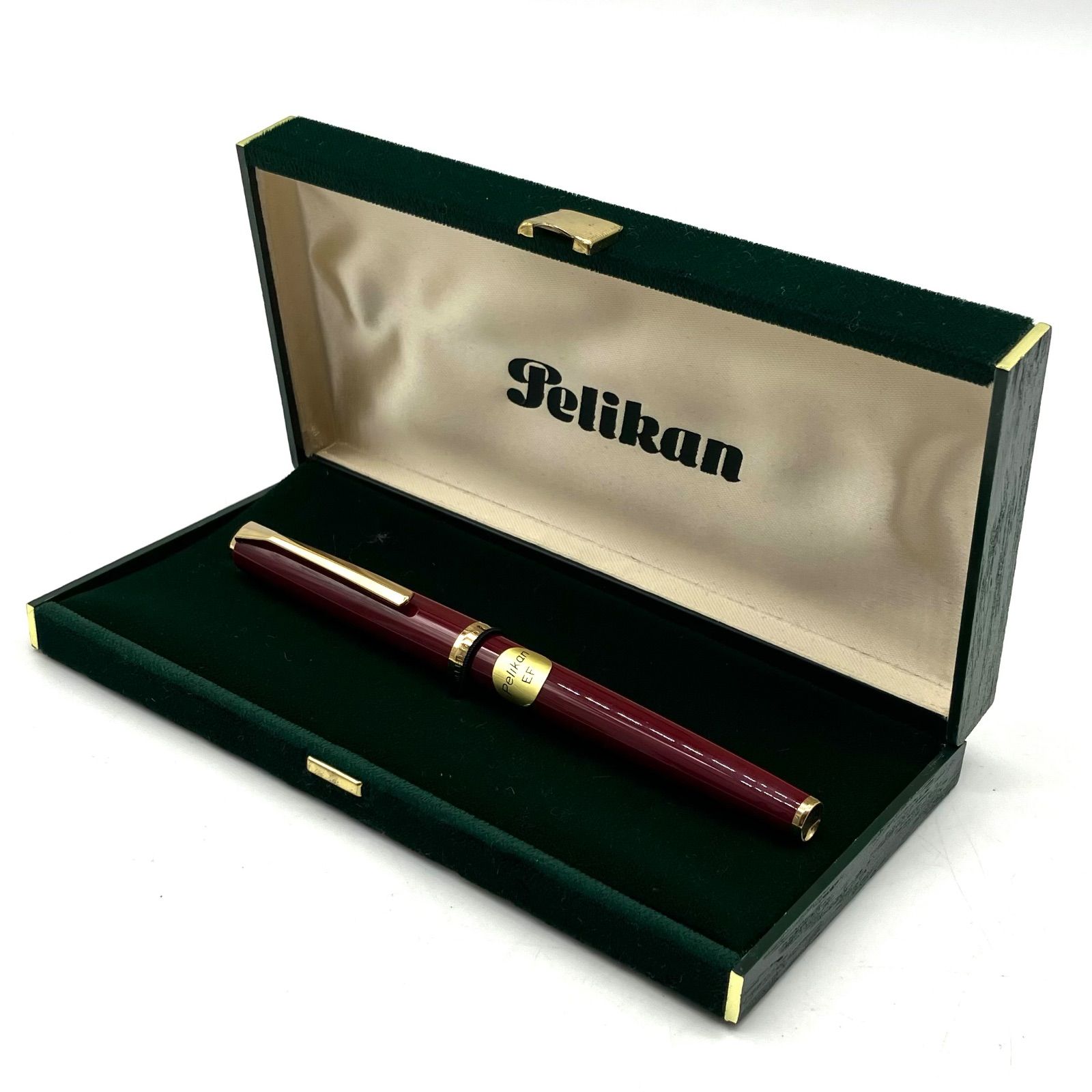 PELIKAN ペリカン GERMANY 18C-750 F 万年筆 HDN447【お買い得】Pelikan 万年筆 18C-750 レッド×ゴールド EF - メルカリ
