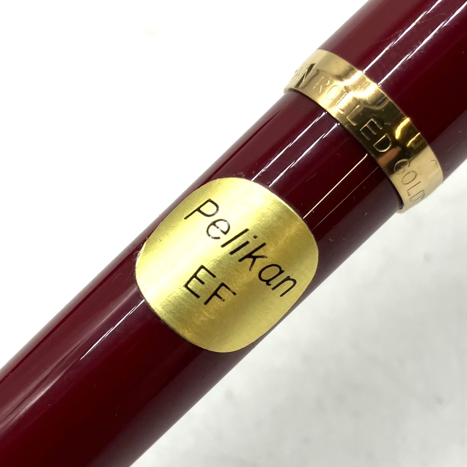 HDN447【お買い得】Pelikan 万年筆 18C-750 レッド×ゴールド EF - メルカリ