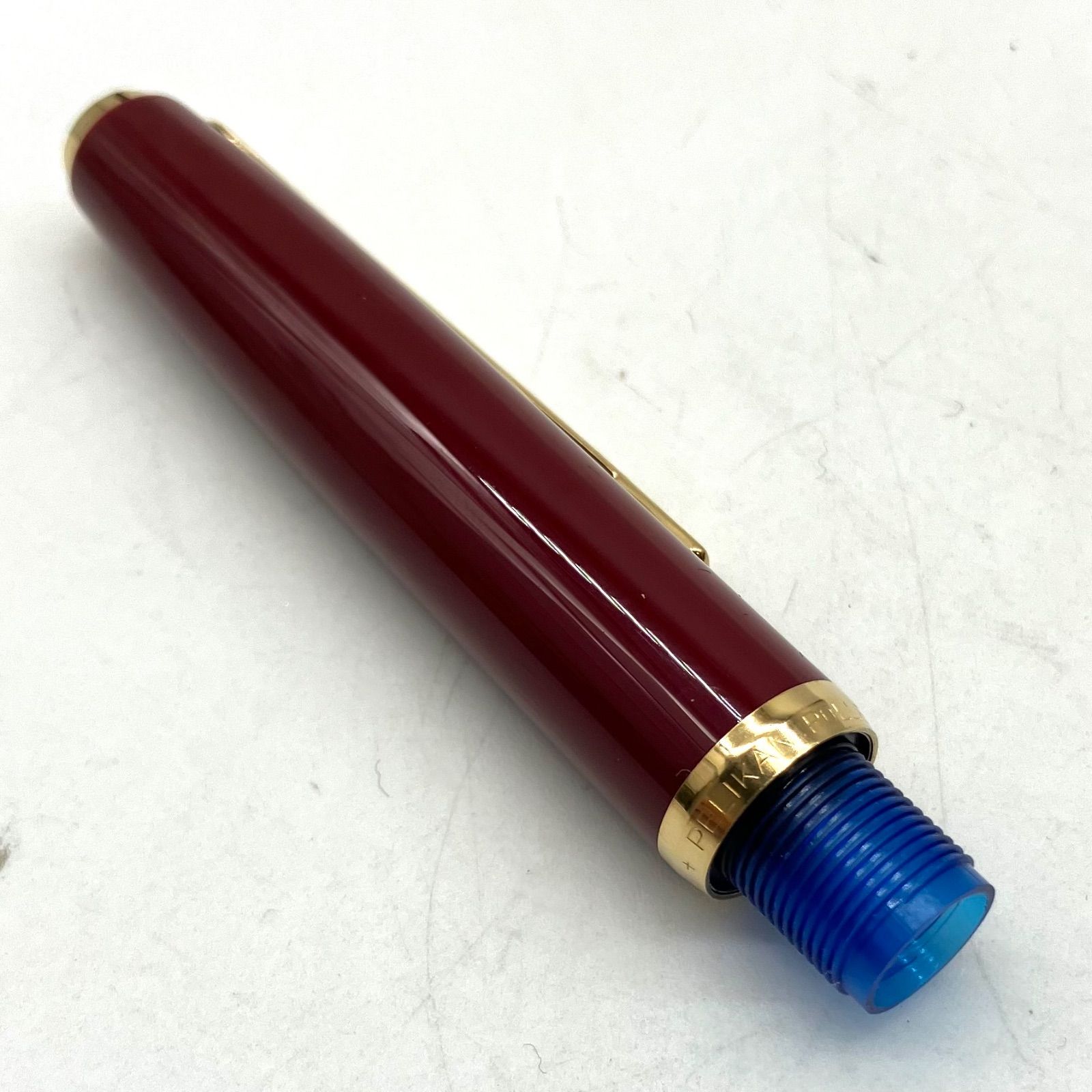 HDN447【お買い得】Pelikan 万年筆 18C-750 レッド×ゴールド EF - メルカリ