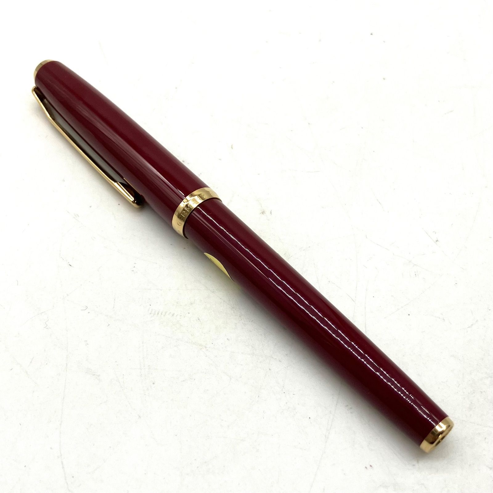 HDN447【お買い得】Pelikan 万年筆 18C-750 レッド×ゴールド EF - メルカリ