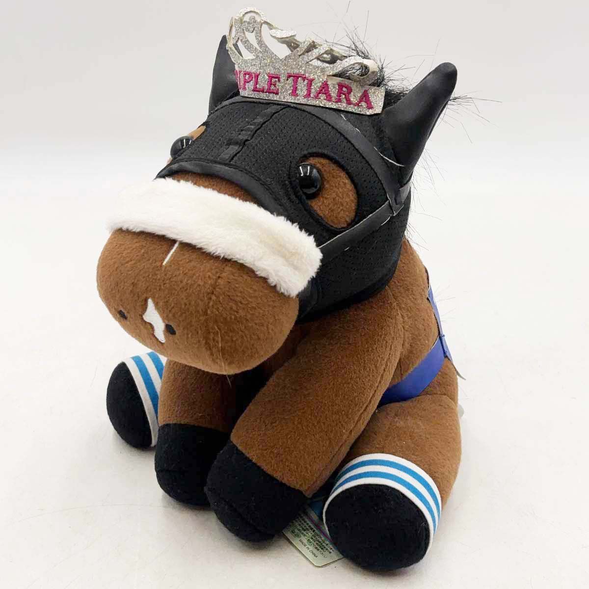 アーモンドアイ アイドルホース ぬいぐるみ 第23回秋華賞 三冠 タグ付