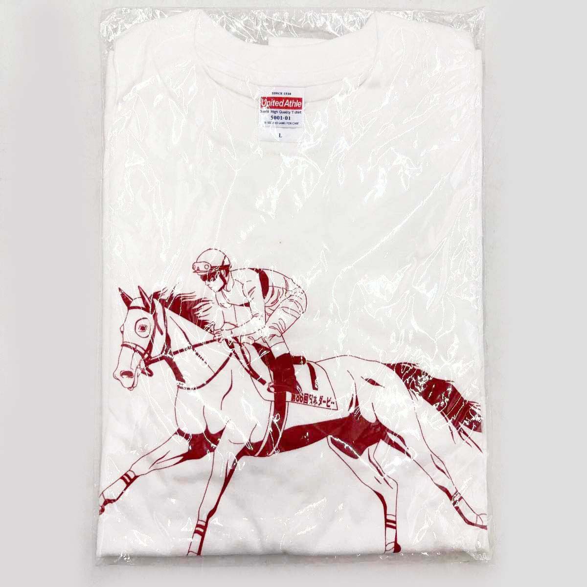 未使用】第86回 日本ダービー Tシャツ ロジャーバローズ 優勝馬