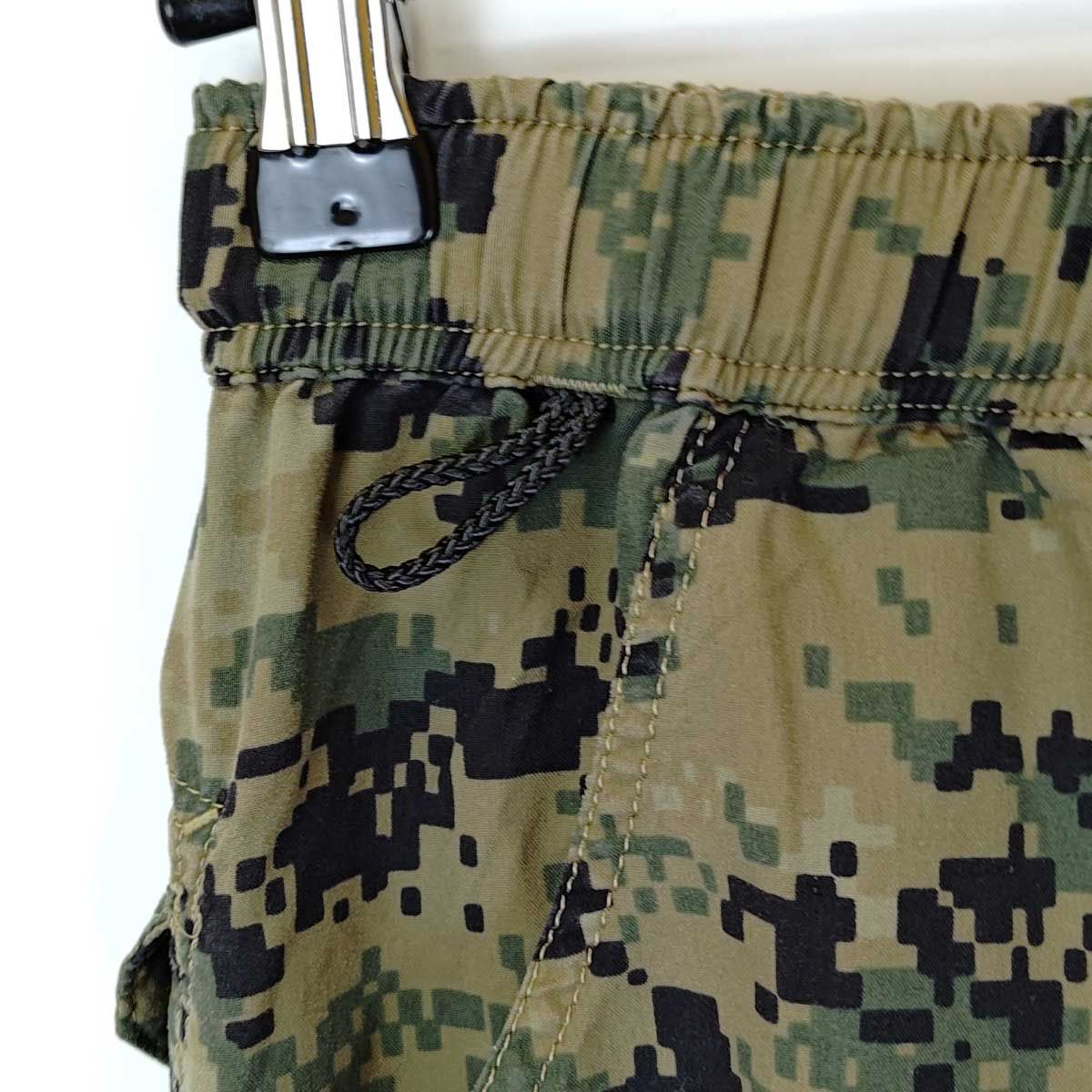  山と道 U L HIKE BACKPACKING クライミングパンツ イージー ナイロン ウエストゴム ベルト カモフラ パンツ ズボン ボトムス