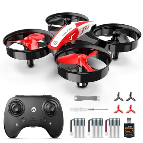 Holy Stone ドローン 100 g未満 ミニドローン こども向け 室内向け バッテリー 付き 飛行時間27分 安定 頑丈 高度維持 ヘッドレスモード フリップモード搭載 モード1 2転換可 認証済み ギフト HS 210 d 34 b 0529