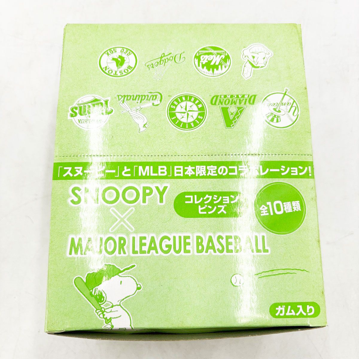 【未使用】[10個入] NORICO ノリコ スヌーピー × MAJOR LEAGUE BASEBALLコレクション ピンズ BOX MLB メジャーリーグ PEANUTS ピーナッツ 未使用】[10個入] NORICO ノリコ スヌーピー × MAJOR LEAGUE BASEBALL