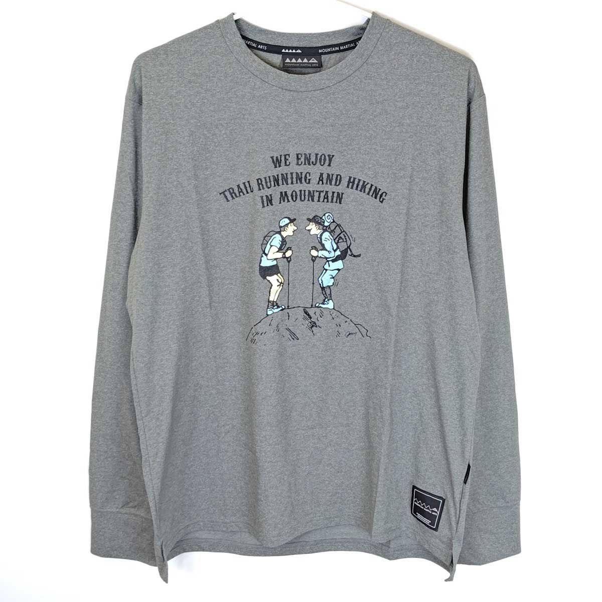 【未使用】MOUNTAIN MARTIAL ARTS マウンテンマーシャルアーツ SAYAMA works Enjoy Mountain LS Tee by Jerry Ukai ロングスリーブ M ライトグレー MMA20-93 メンズ 未使用】MOUNTAIN MARTIAL ARTS マウンテンマーシャルアーツ SAYAMA