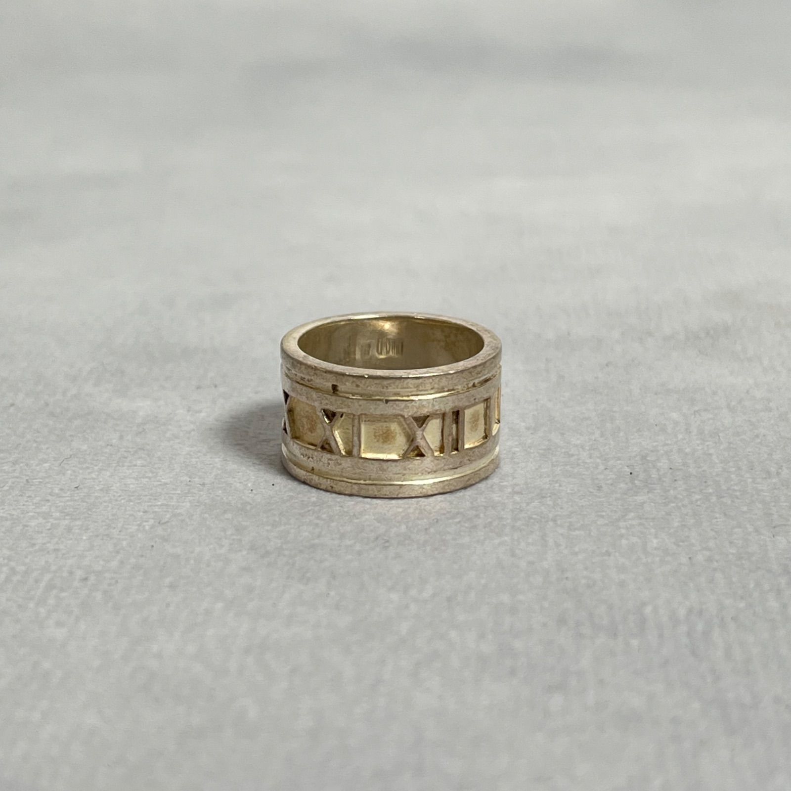 管2602-75】TIFFANY&Co. ティファニー アトラス リング ワイド 約12 