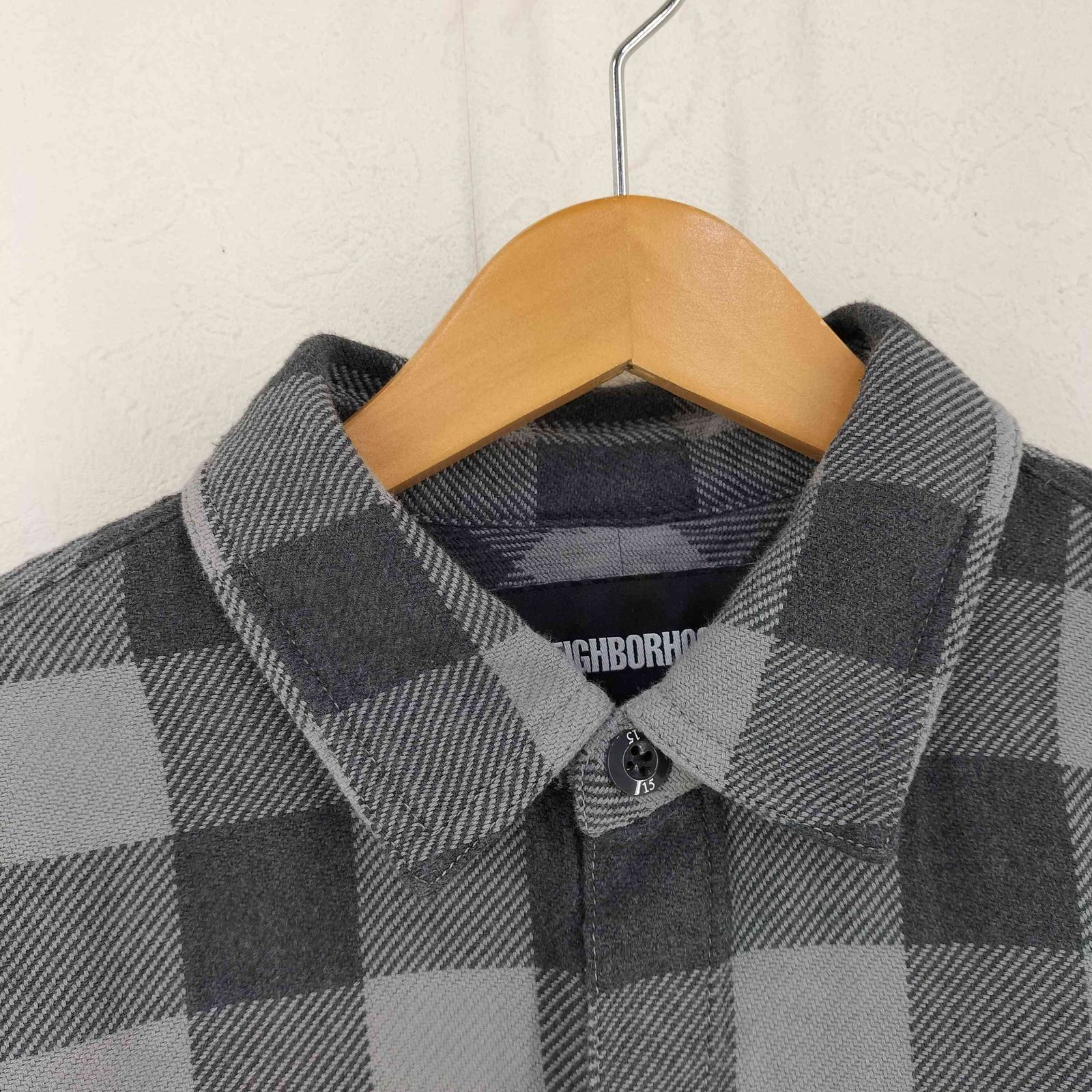 ネイバーフッド NEIGHBORHOOD GARMENT DYED BLOCK CHECK SHIRT LS
