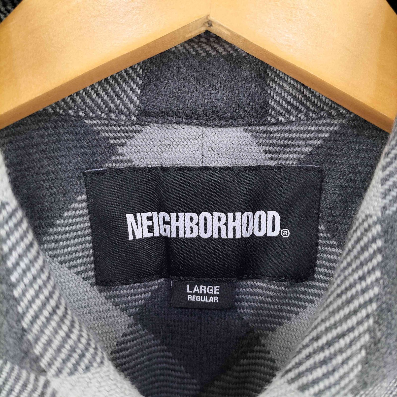 ネイバーフッド NEIGHBORHOOD GARMENT DYED BLOCK CHECK SHIRT LS