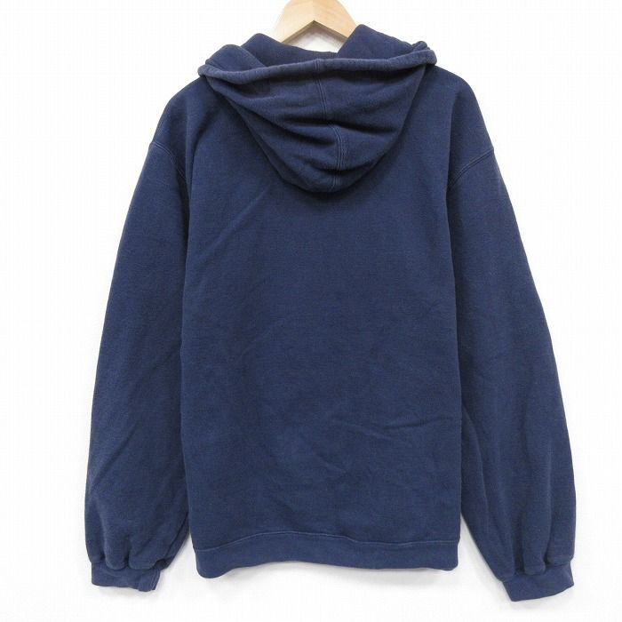 XL/古着 リーボック 長袖 スウェット パーカー メンズ NFL バッファロービルズ 紺 アメフト スーパーボウル 25dec20
