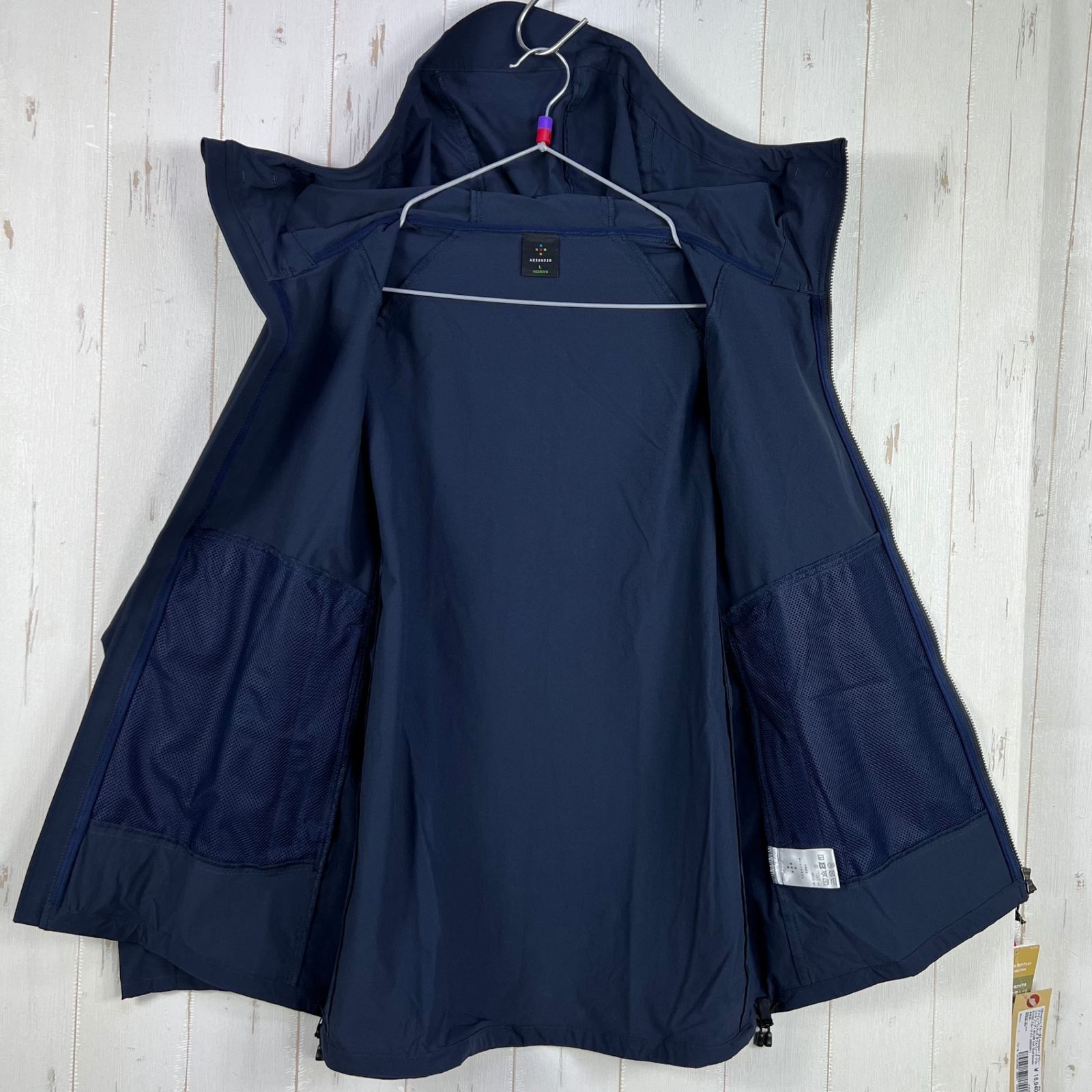  Women s L ブルー系 Axesquin アクシーズクイン ウィメンズ ダブルウィーブ ソフトシェル フーディ W DW Soft Shell Hoodie 011052 ブルーナイツ z ソ ヘッドライト ジャケット アウター