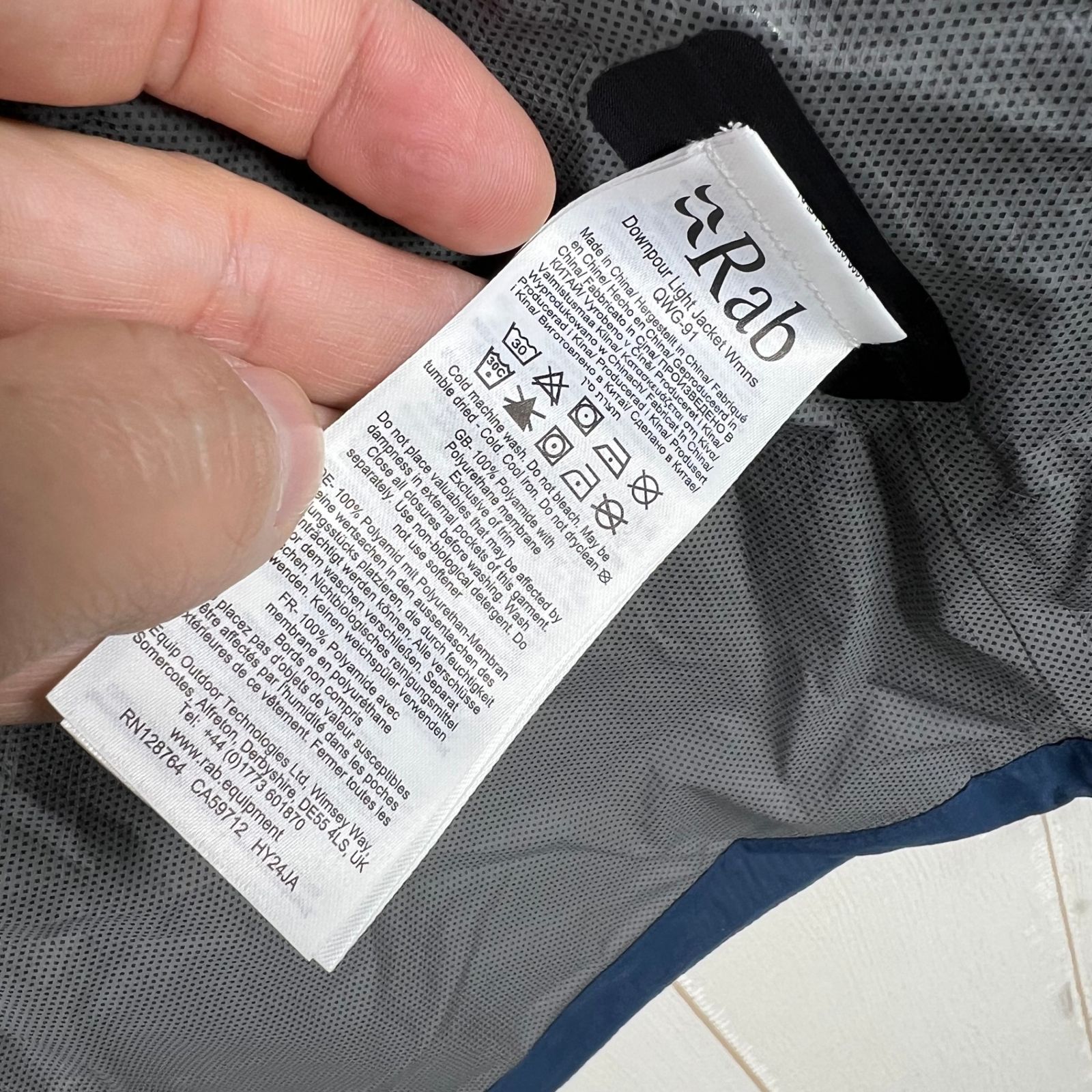  Women s M ブルー系 Rab ラブ ダウンポア ライト ジャケット ウィメンズ Downpour Light Jacket Wmns QWG 91 TEMPEST BLUE z レイ 携帯食器 ジャケット アウター