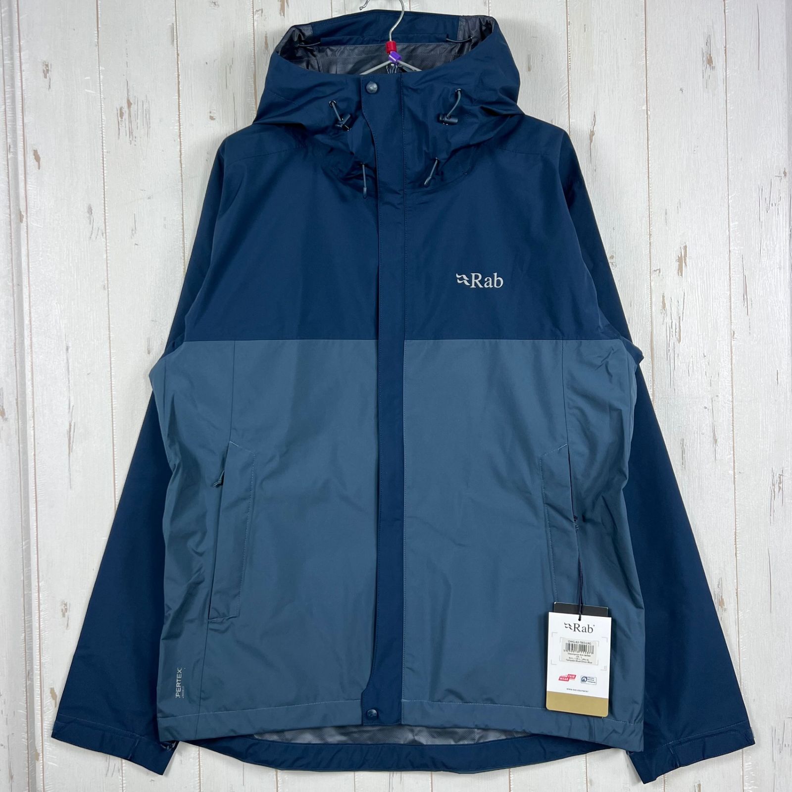 Women s L ブルー系 Rab ラブ ダウンポア エコ ジャケット Downpour Eco Jacket QWG 82 TEMPEST BLUE ORION z