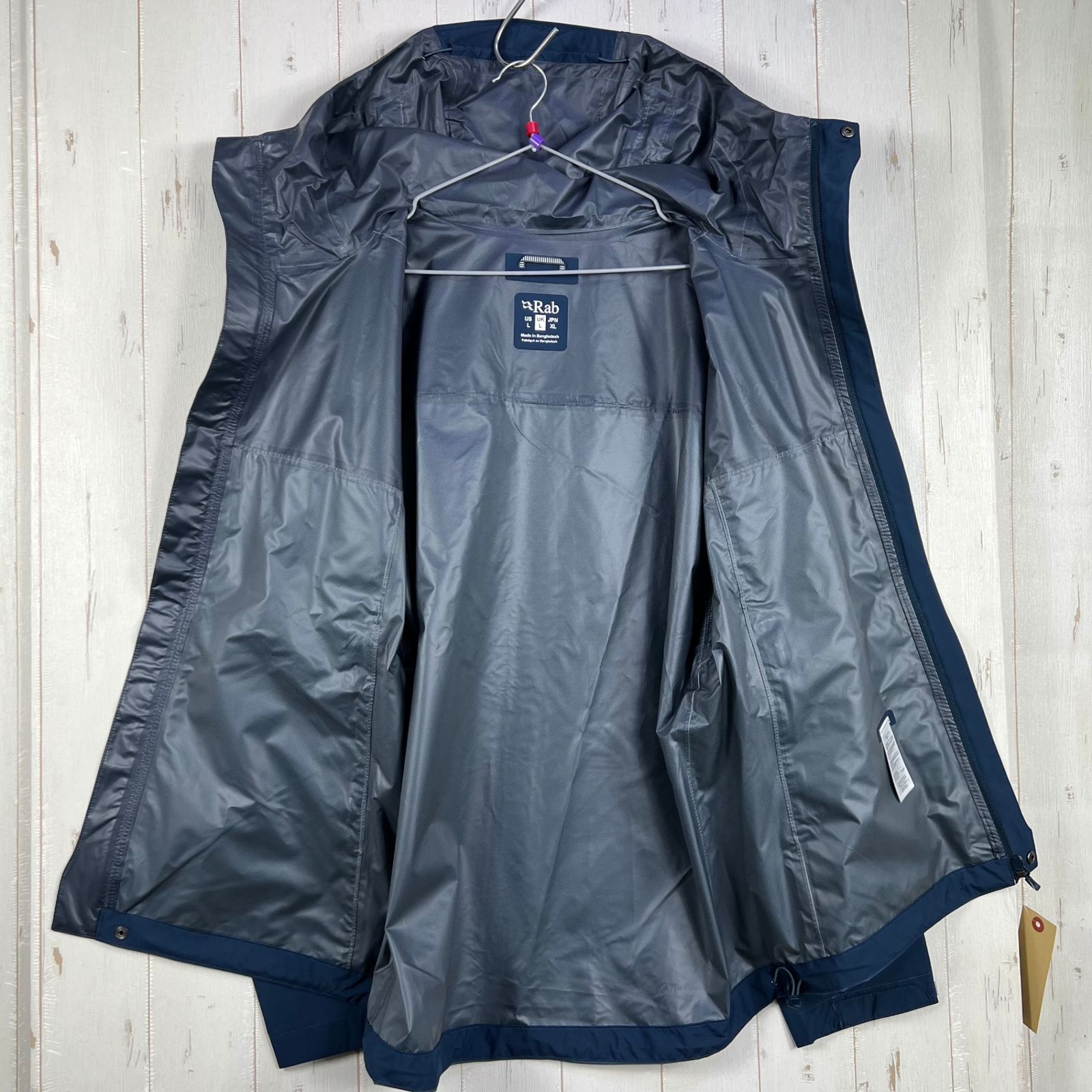  Women s L ブルー系 Rab ラブ ダウンポア エコ ジャケット Downpour Eco Jacket QWG 82 TEMPEST BLUE ORION z ジャケット アウター