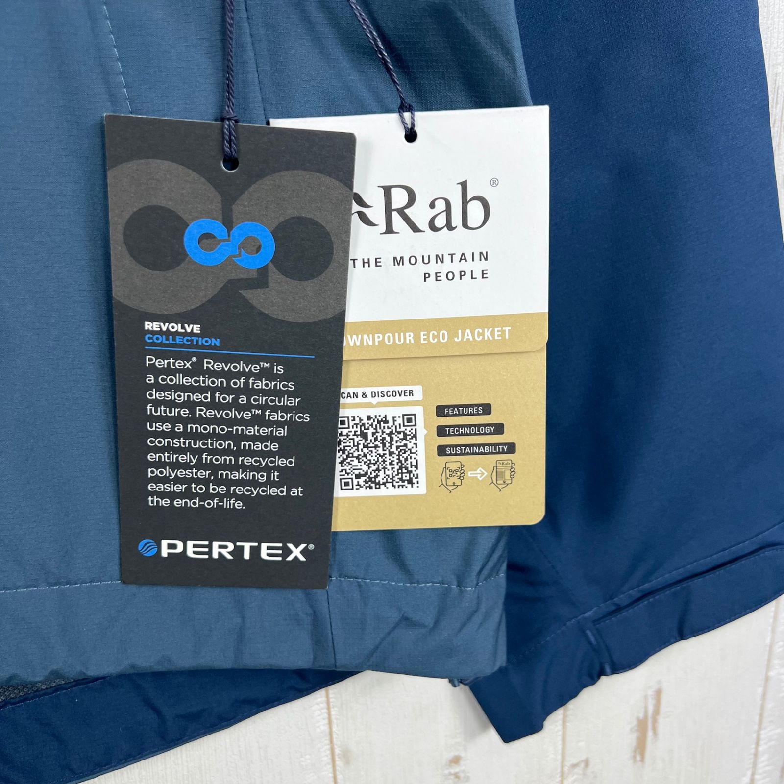 Women s L ブルー系 Rab ラブ ダウンポア エコ ジャケット Downpour Eco Jacket QWG 82 TEMPEST BLUE ORION z