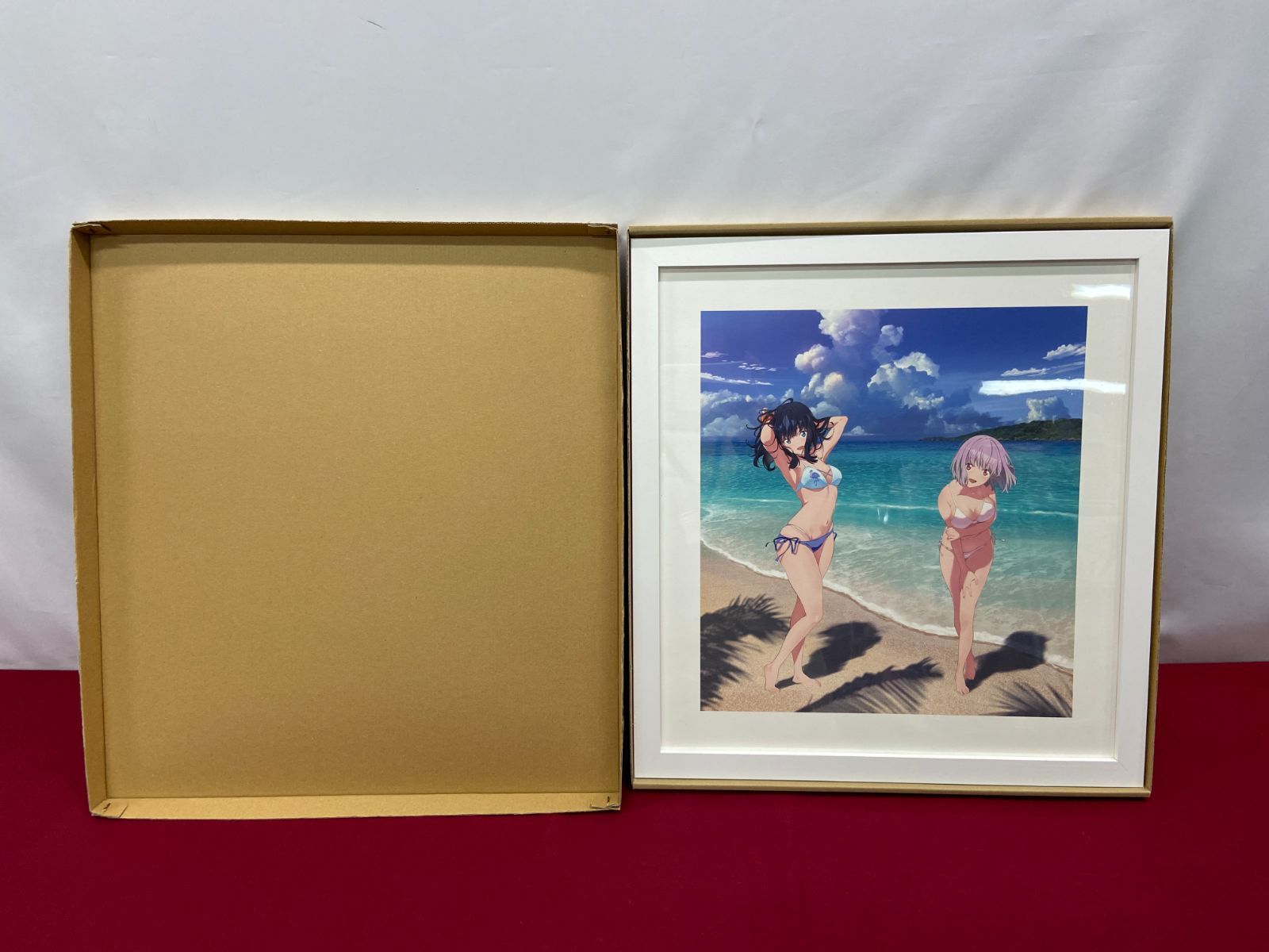 グリッドマンユニバース 描き下ろし 額装 高精細アート 宝多六花 新条アカネ Gridman Universe 710