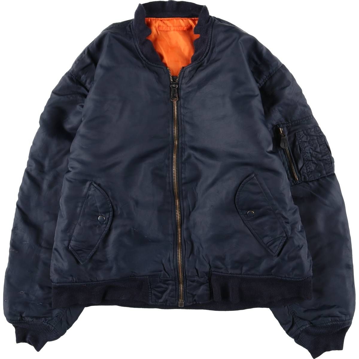 古着 民間品 ショット SCHOTT MA-1タイプ 中綿入り ミリタリー