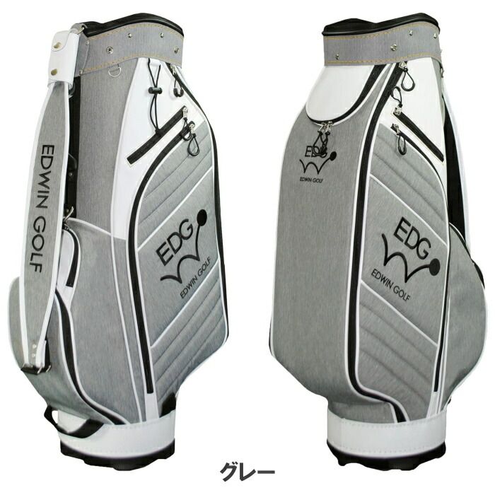  EDWIN GOLF エドウィンゴルフ EDCB 3478 キャディバッグ 9 5型 フェアウェイウッド ゴルフバッグ キャディバッグ ゴルフ