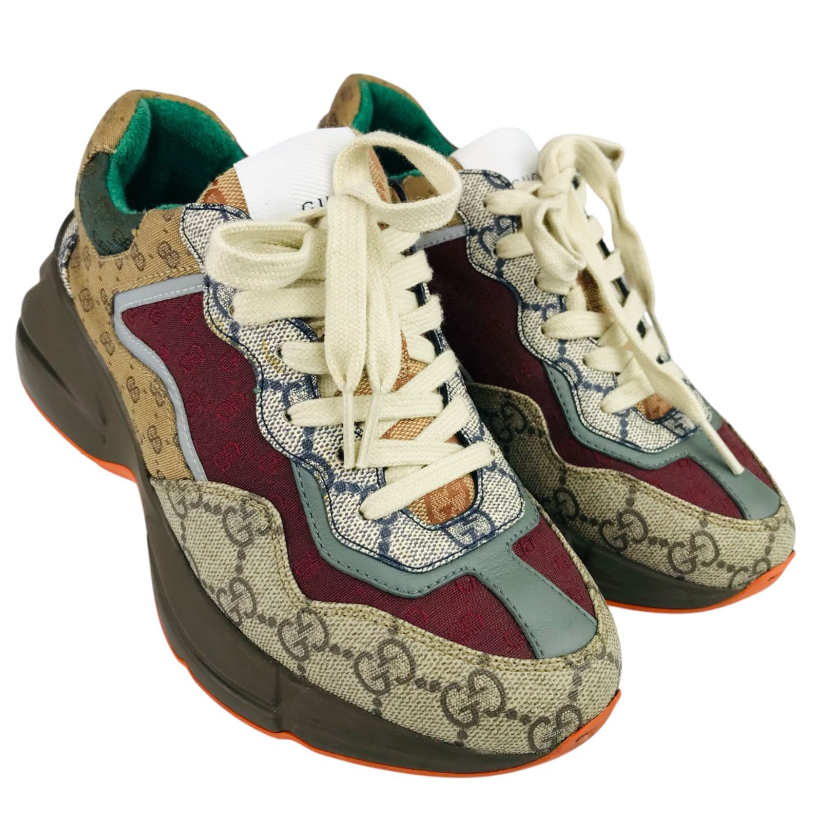 GUCCI☆グッチ【RHYTON・ライトン】レディース キャンバス切替し 