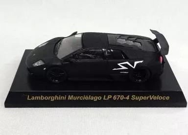 ミニカー 1|64 Lamborghini Murcielago LP 670-4 SuperVeloce ブラック ランボルギーニ ミニカーコレクション 3 ときめきモール