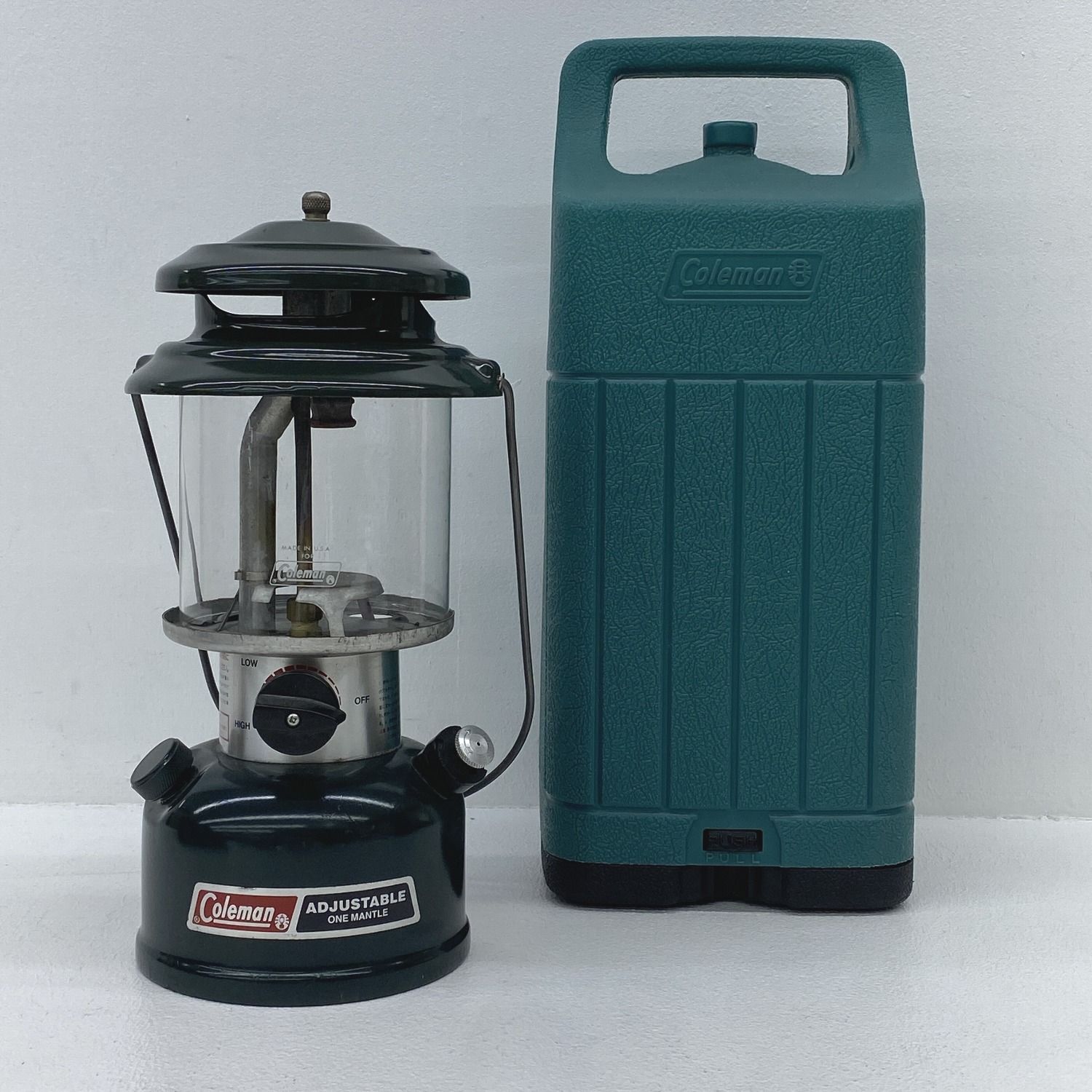 【★加古川物流】中古 動作未確認 ジャンク / Coleman コールマン ワンマントルランタン  ガソリンランタン..【430】 Coleman（コールマン） ◎◎ ワンマントルランタン ケース・取説付